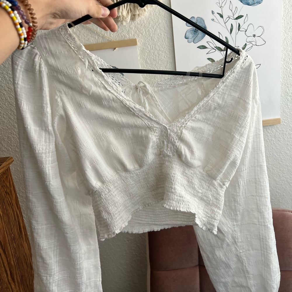Summer White Blouse